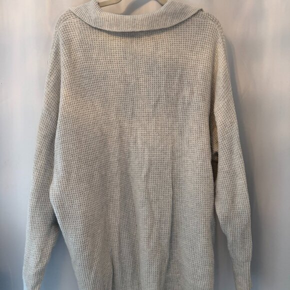 Aerie Oversized Waffle Knit Sweater Top - Picture 2 of 2